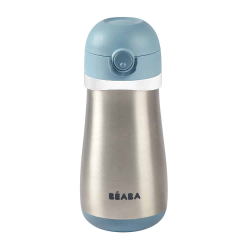 Termoizolan hrnek nerezov 350ml modr Beaba