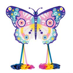Lietajúci šarkan pre deti Motýľ 96 x 62 cm a 250 cm chvost Djeco od 5 rokov