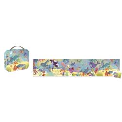 Janod Panoramatick puzzle v kufrku Morsk svet 2