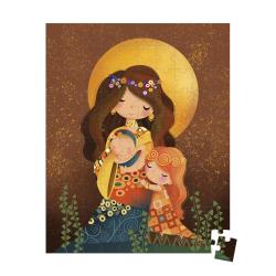 Janod Umelecké puzzle pre deti v kufríku Klimt 100 ks 2
