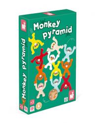 Spoloensk hra pre deti Opice pyramda Janod od 3 rokov
