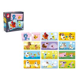 J02637 Puzzle Duonimo Njdi mlatk zvieratk 4