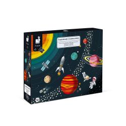 Vzdelávacie puzzle pre deti Vesmír a slneèná sústava Janod 100 ks