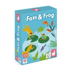Hra pre deti Rýchla žabka Janod na koncentráciu a rýchlosť od 3 rokov