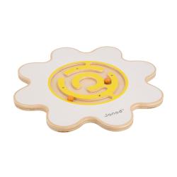 J04049 Janod Sweet Cocoon Balann doska s labyrintom Kvet 1