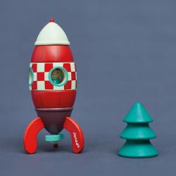 J05207_Dreven magnetick skladaka Raketa Kit Magnet Janod 16 cm od 2 rokov 9 dielov_13