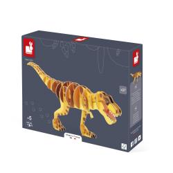 Janod Drevené 3D puzzle Dinosaurus T-Rex Dino 27 ks 7