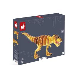 Janod Dreven 3D puzzle Dinosaurus T-Rex Dino 27 ks 8