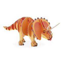 Janod Drevené 3D puzzle Dinosaurus Triceratops Dino 32 ks 2