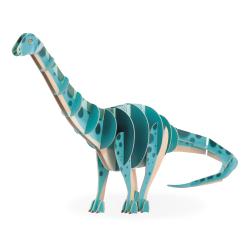 Janod Drevené 3D puzzle Dinosaurus Diplodocus Dino 42 ks 3