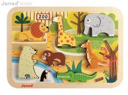 J07022_Dreven vkladacie puzzle pre najmench ZOO Chunky Janod od 1 roka 7 dielov_2