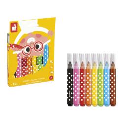 Janod Colorino Moje prv fixky pre deti s odolnm hrotom 6 farieb od 1 roka