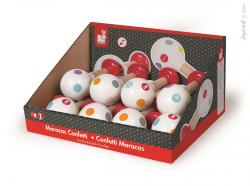 J07629_Detsk dreven rumbagule pre deti Confetti Maracas Janod 1 ks od 1 roka_1