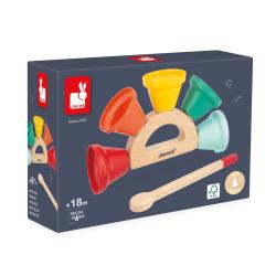 J07638 Janod Dreven hudobn nstroj pre deti Zvoneky 6