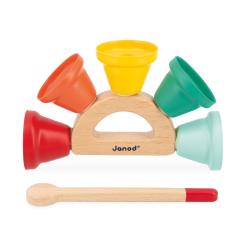 J07638 Janod Dreven hudobn nstroj pre deti Zvoneky 