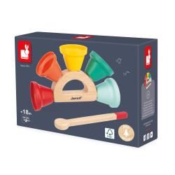 J07638 Janod Dreven hudobn nstroj pre deti Zvoneky 7