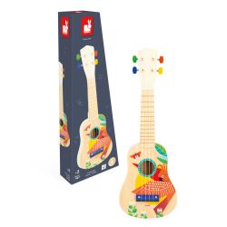 J07652 Janod Gioia Dreven hudobn nstroj pre deti Ukulele 8