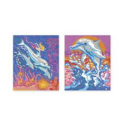Janod Atelier Sada Maxi Maľovanie s číslami Delfíny 2
