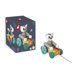 Janod Ťahacia hračka Lemur so xylofónom Tropik 2