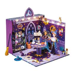 Janod Atelier Kreatvna sada DIY Vyrob si sm 3D Hodina arodejnctva Magick kola 2