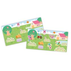 J09144 Janod My arts&crafts Kreatvna sada Prelepovaten samolepky Zvieratk 3