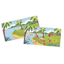 Janod Atelier Maxi Kreatvna sada My arts&crafts Prelepovaten samolepky Dinosaury 4