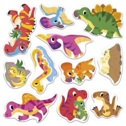 Janod Atelier Maxi Kreatvna sada My arts&crafts Prelepovaten samolepky Dinosaury 6