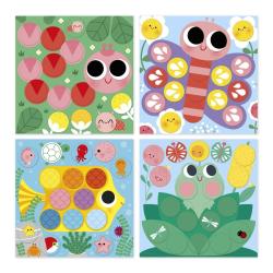 Janod Atelier Mini Kreatvna sada My arts&crafts Okrhle nlepky 3