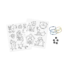 Janod Atelier Mini Kreatvna sada Zmrovacie obrzky vroba magnetiek a keniek 3