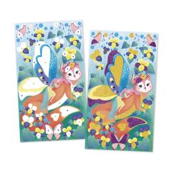 Janod Atelier Midi Kreatvna sada trasov kamienky nalepovanie Magick vly 5