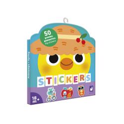 Janod Stickers Vek samolepky pre deti Jar 50 ks od 1,5 roka