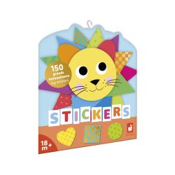 Janod Stickers Samolepky pre deti Geometrick tvary 150 ks od 1,5 roka