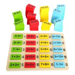 Dreven farebn matematick tabuka Stanie a odtanie pre deti Small foot