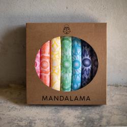 Mandalama Sada Mandalov utierky 7 farieb akier Darekov balenie