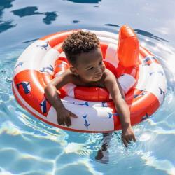 Swim Essential Nafukovacie koleso pre bábätká Veľryby 4