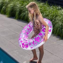 Swim Essential Nafukovacie Koleso Leopard nenov s trblietkami 90 CM 4