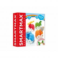 Magnetick stavebnica pre deti SmartMax Moje prv autka 13 dielov