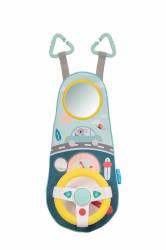 Textiln volant s aktivitami pre deti do auta Koala Taf Toys