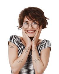 TATTonMe Tetovačky pre ženy Vzorce Emócie sada 5