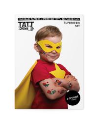 TATTonMe Tetovačky pre deti Super hrdinovia sada 1