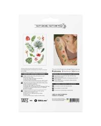 TMTropic TATTonMe Vodeodolné dočasné tetovačky Tropické rastliny mix 4