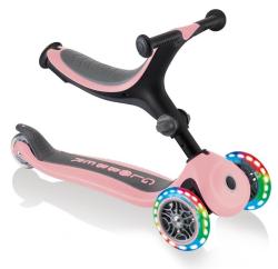 Globber Kolobeka 4v1 Go Up Foldable Plus Lights Pastel Pink 3