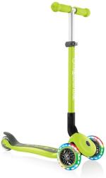 Trojkolesov kolobeka Globber Elite Deluxe Lights Lime Green