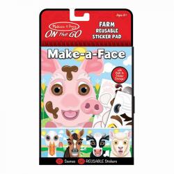 Prelepovaten samolepky pre deti Vytvor si tvr Farma Melissa and Doug od 4 rokov